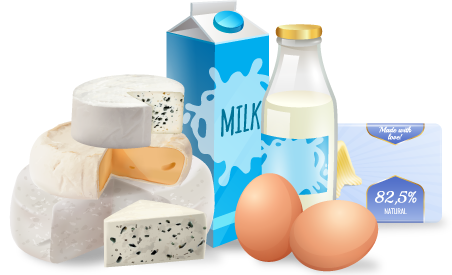 Dairy products and eggs